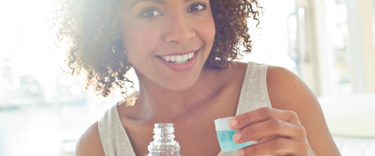 Mouthwash that works hard